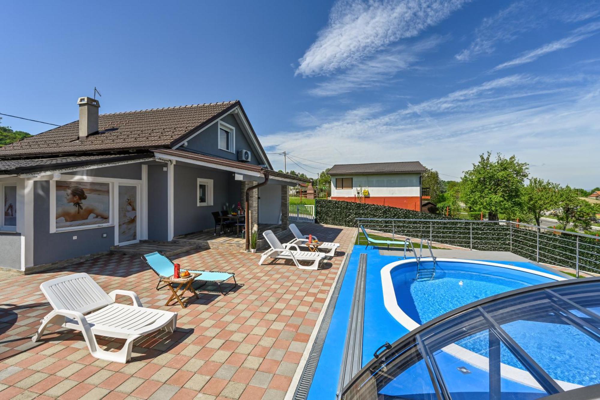 Cvetkova Hiza Sa Jacuzzijem Villa Tuheljske Toplice Buitenkant foto